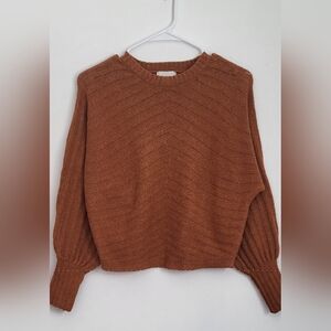 Caramel/ Brown Crewneck Sweater  Size S. So comfy.